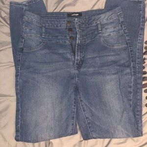 Charlotte Russe Refuge high waisted skinny jeans